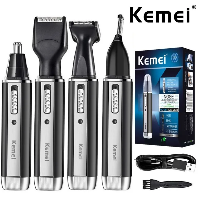 Men'S Grooming Ear Hair - Kemei 4 em 1 aparador para