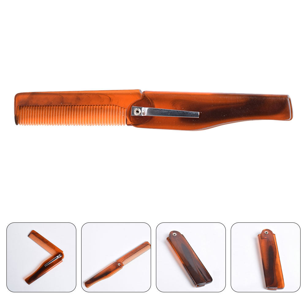 Men'S Grooming Hair - Pente Dobrável para Homens, Pente de
