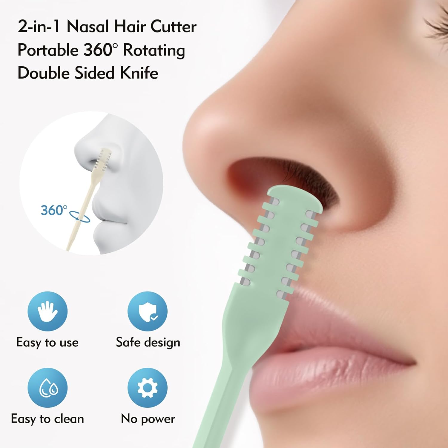 5/20/50 Peças Cortador Nasal 2 - Men'S Grooming Hair avaliação e preço