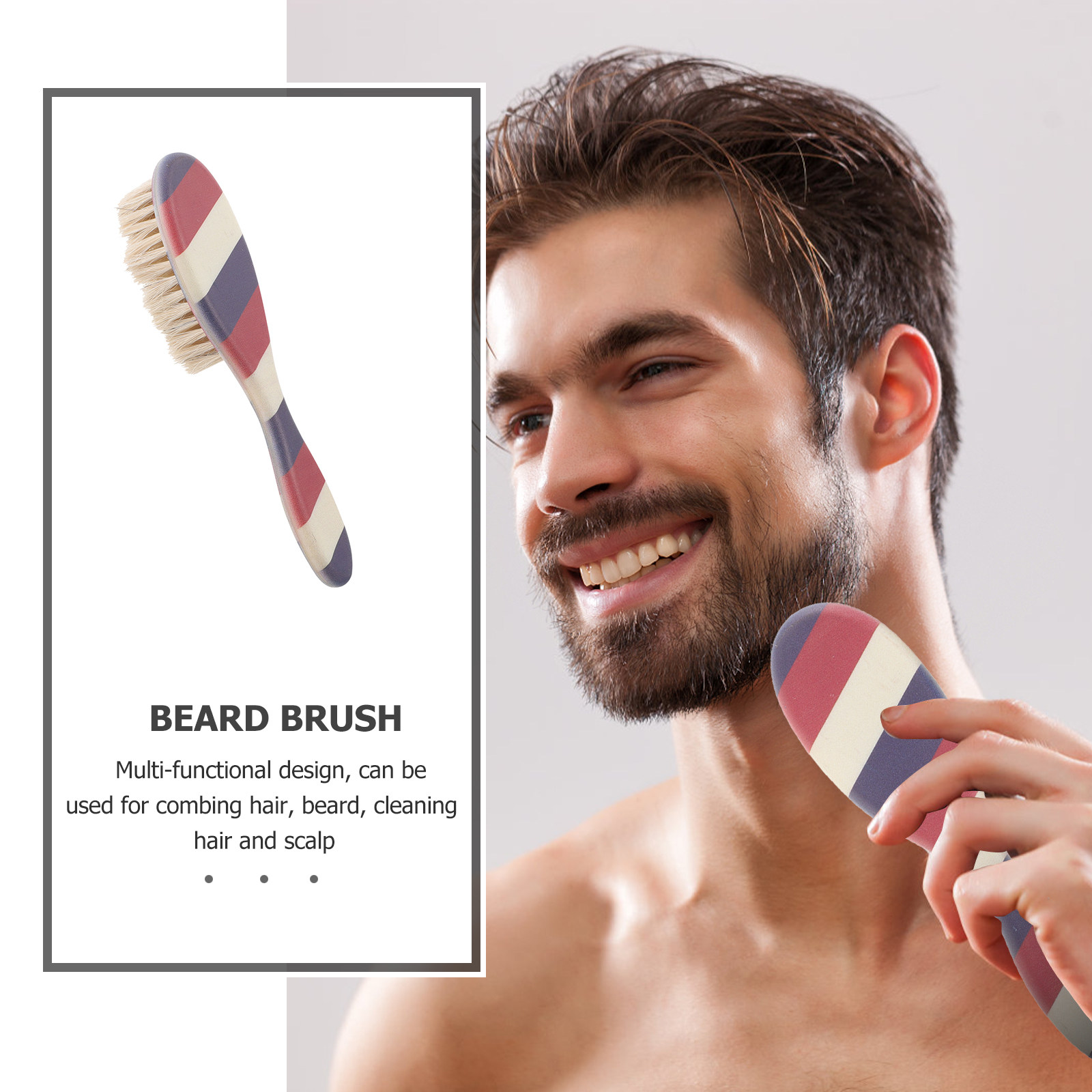 Escova Profissional para Barba - Men'S Grooming Hair avaliação e preço