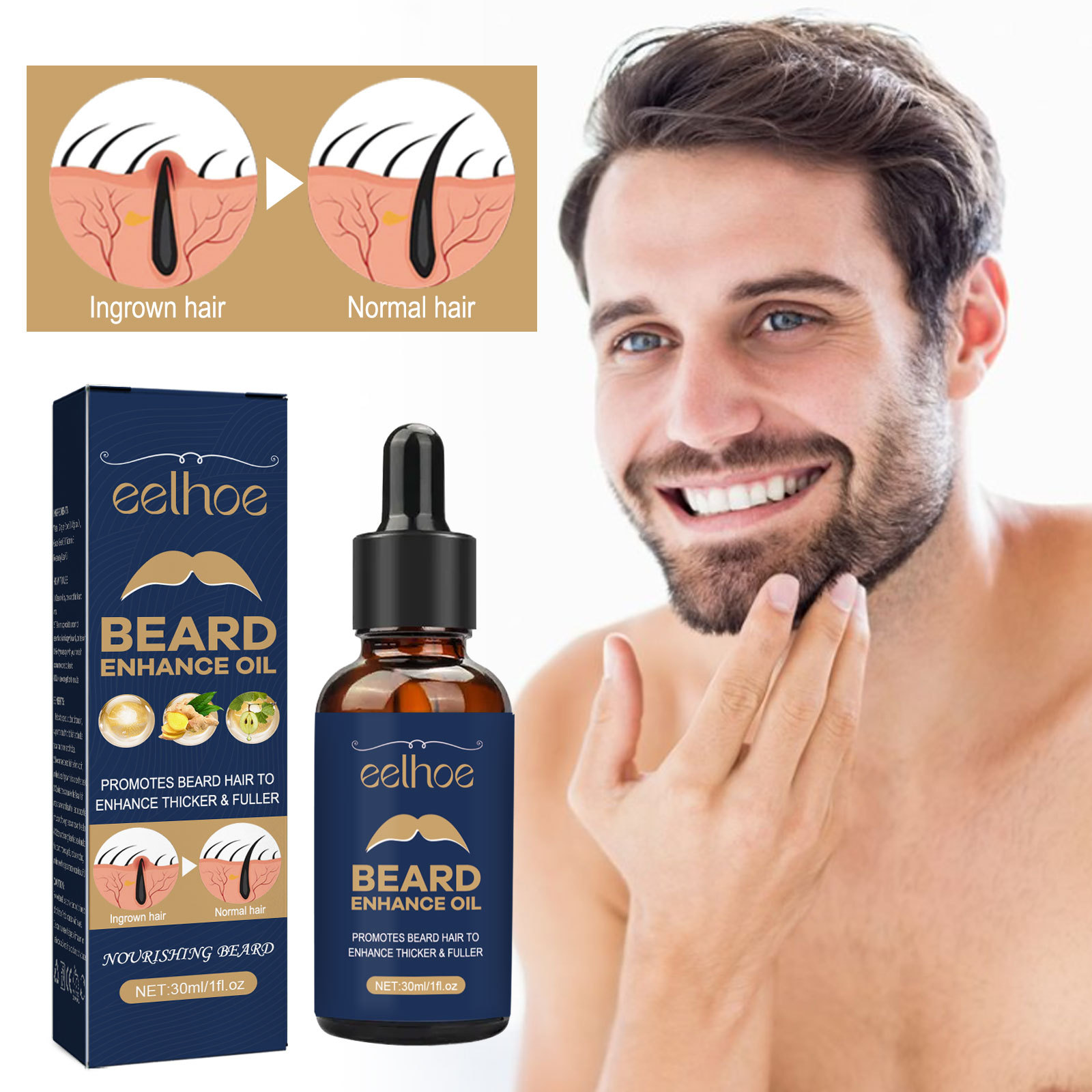 Óleo de crescimento de barba p - Men'S Grooming Tonic avaliação e preço