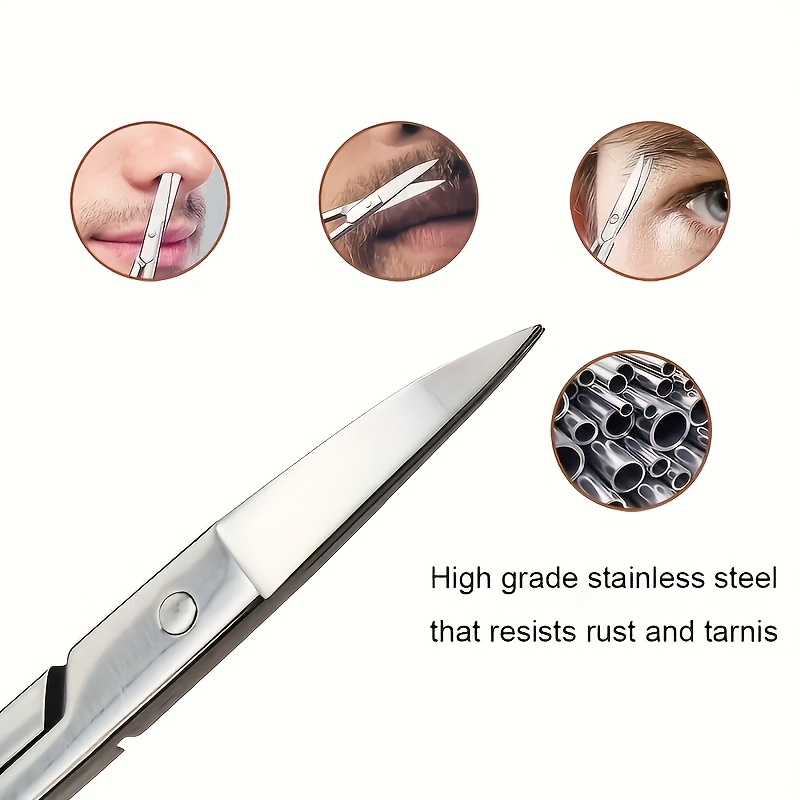 Kit de Tesouras Curvas para Ap - Men'S Grooming Ear Hair avaliação e preço
