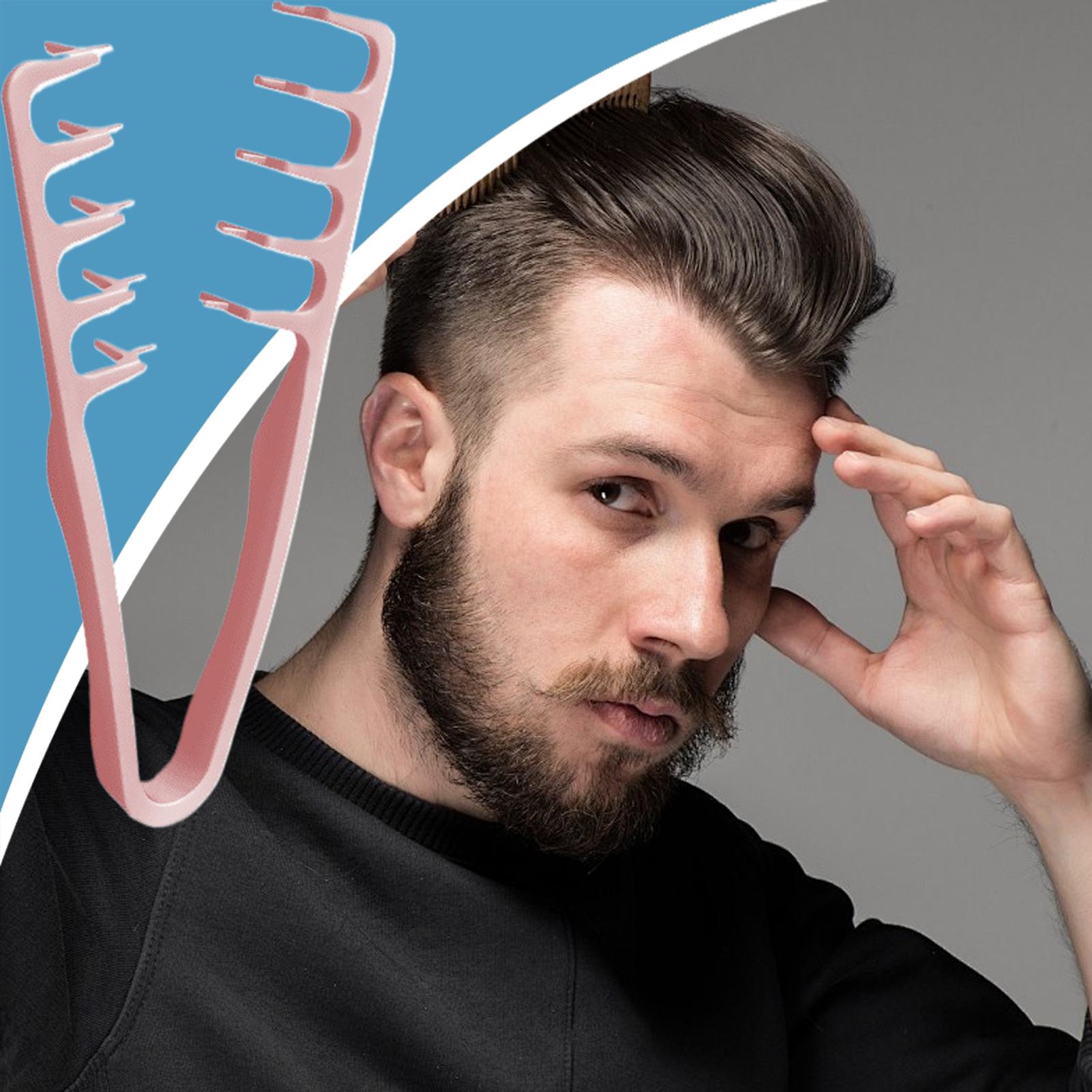 Pente de Cabelo de Dentes Larg - Men Grooming Home avaliação e preço