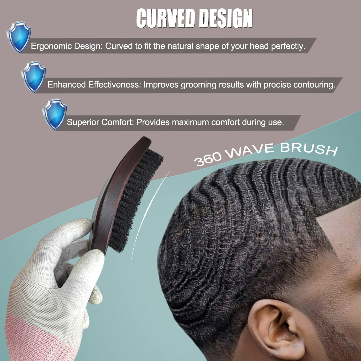 Escova de Cabelo e Barba Grace - Men'S Grooming Hair avaliação e preço