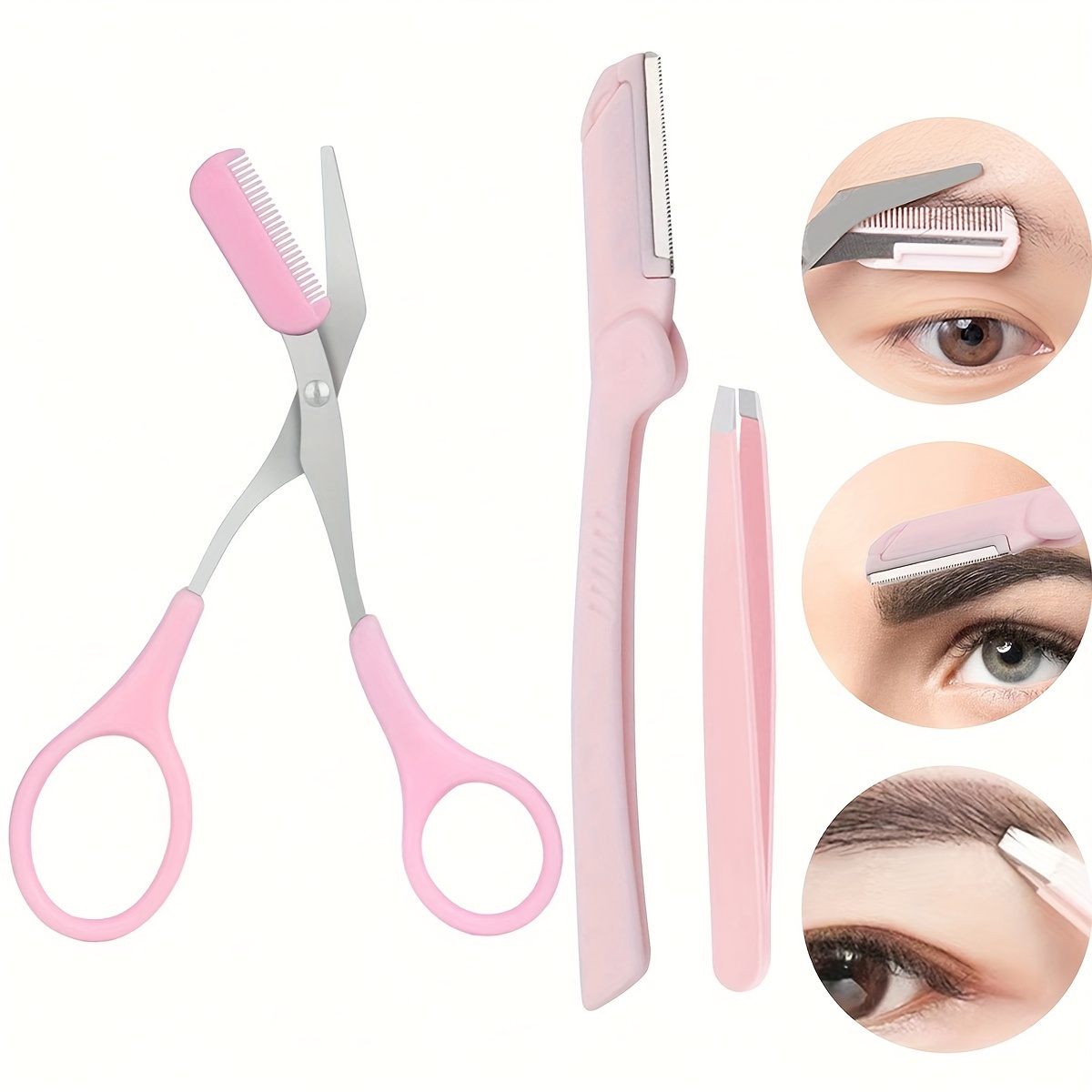 3 pçs conjunto kit de sobrance - Grooming Men'S Eyebrows avaliação e preço